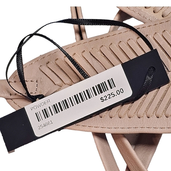 NWT B-Low The Belt Genuine Leather Kai Wrap Belt In Nude Beige OS Neutral Woven - Picture 8 of 9